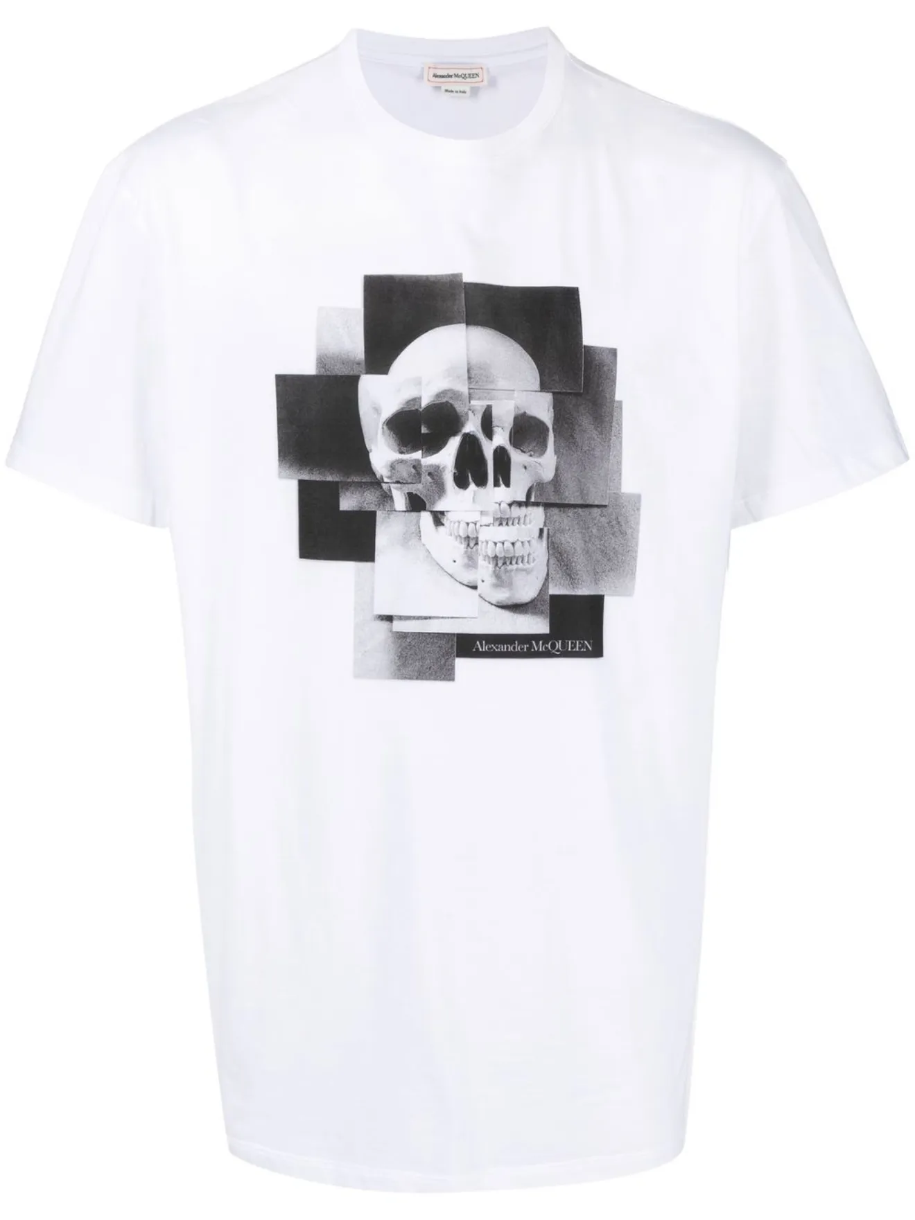 Alexander McQueen skull-print cotton t 