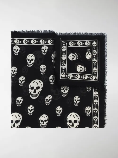 Alexander McQueen - skull-print scarf