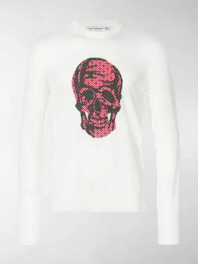 alexander mcqueen skull sweater