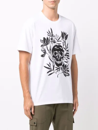 skull print t shirt