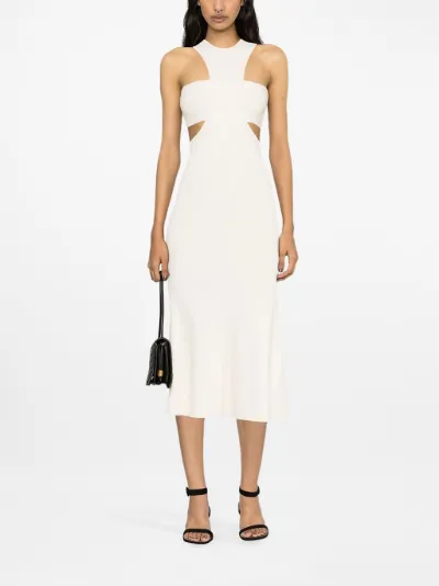 Alexander McQueen Slashed Harness rib knit dress Eraldo FR