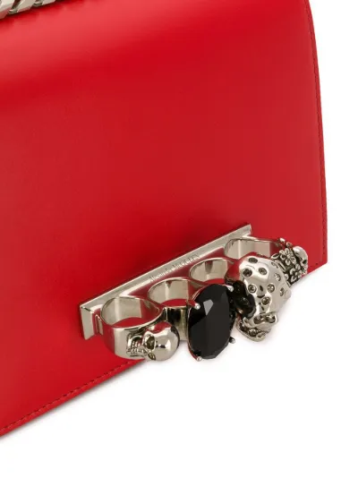 alexander mcqueen small jewelled satchel