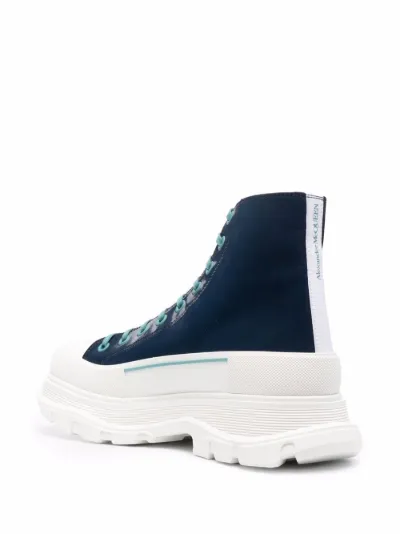 Alexander McQueen Sneakers alte Tread blu | MODES