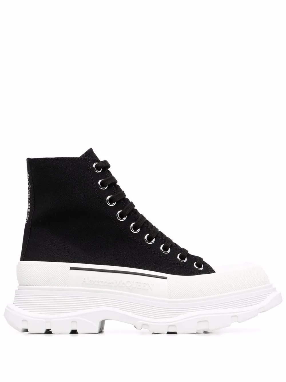 Sneaker Alte In Canvas Alexander McQueen - Wanan Luxury