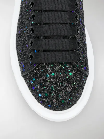 alexander mcqueen nere glitter