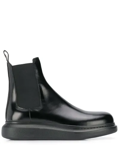 Stivali Uomo | Alexander McQueen Stivaletti Tread Slick Bianco »  Bebnuraghetalia