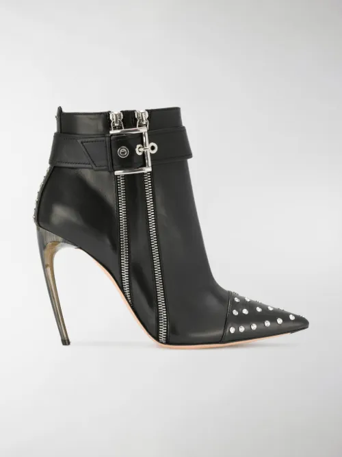 Alexander McQueen - Stivaletti con fibbia