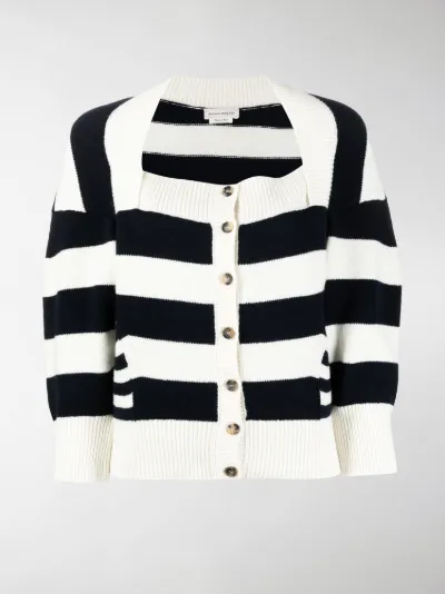 square neck cardigan