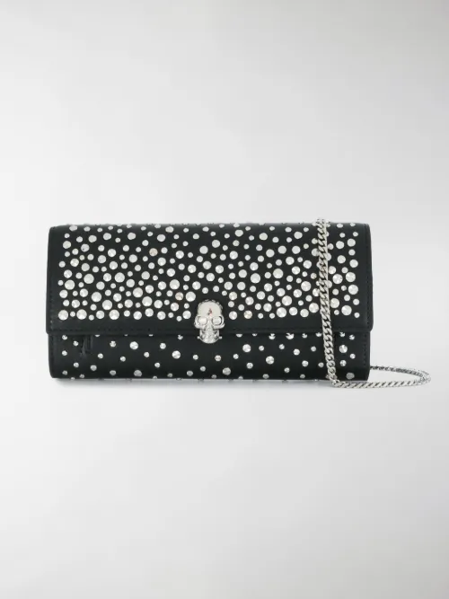 Alexander McQueen - studded chain wallet