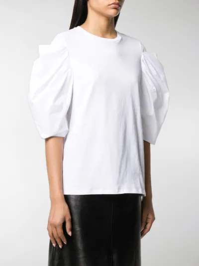 t shirt maniche a sbuffo