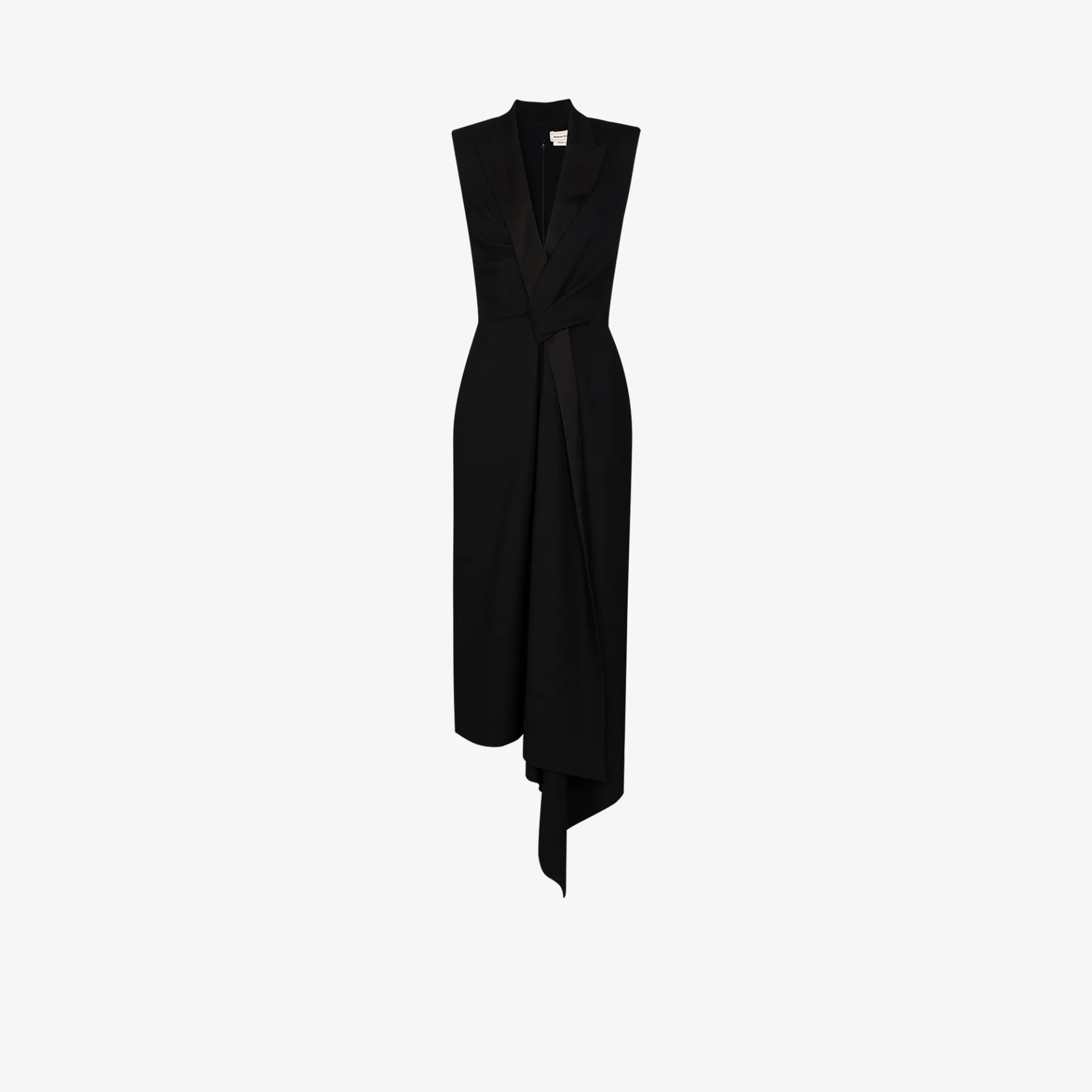 alexander mcqueen asymmetric dress