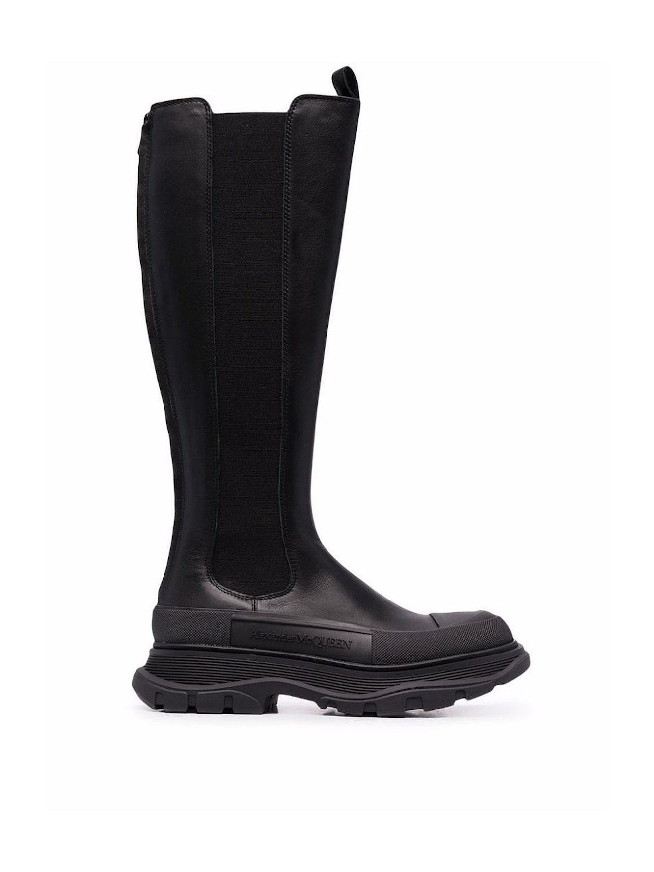 knee high boots with tread