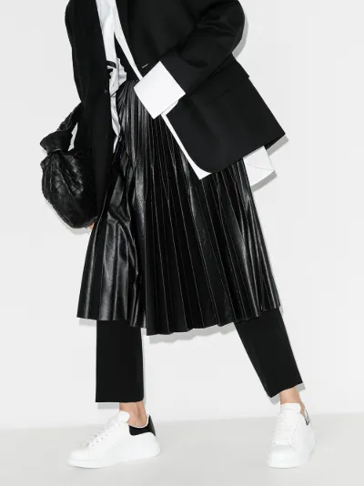 alexander mcqueen white & black oversized sneakers