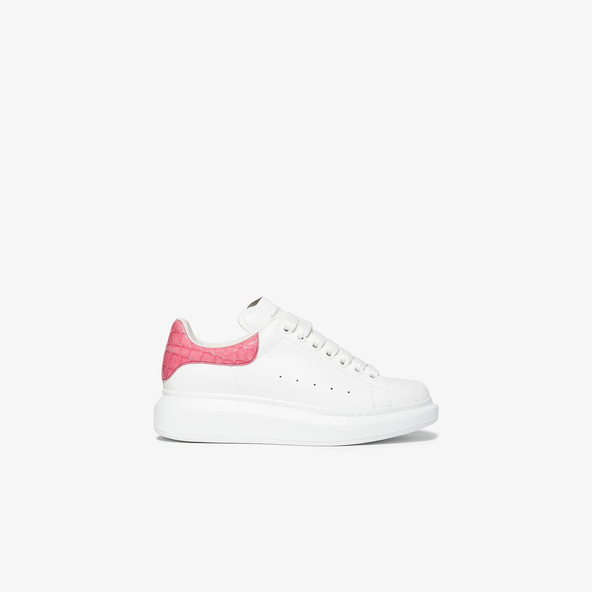 alexander mcqueen white & pink oversized sneakers