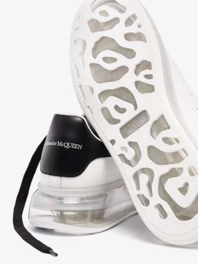 alexander mcqueen white clear sole