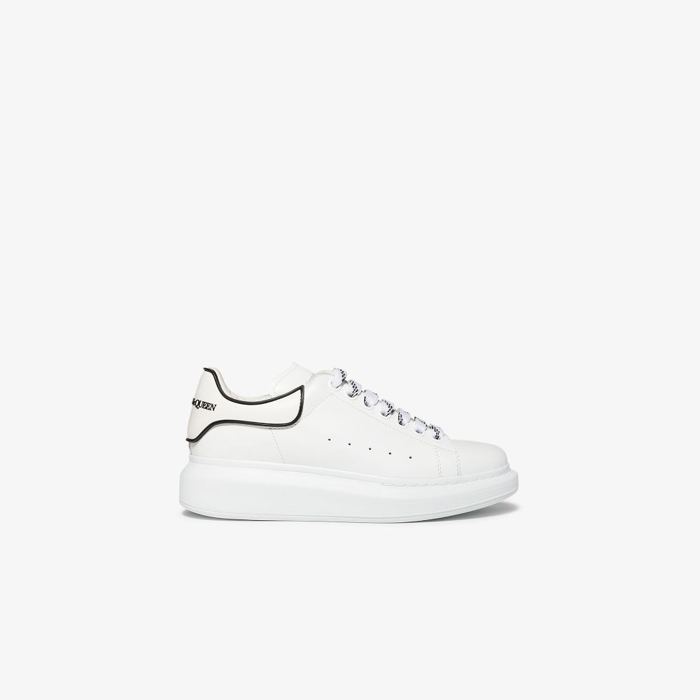 alexander mcqueen white leather sneakers