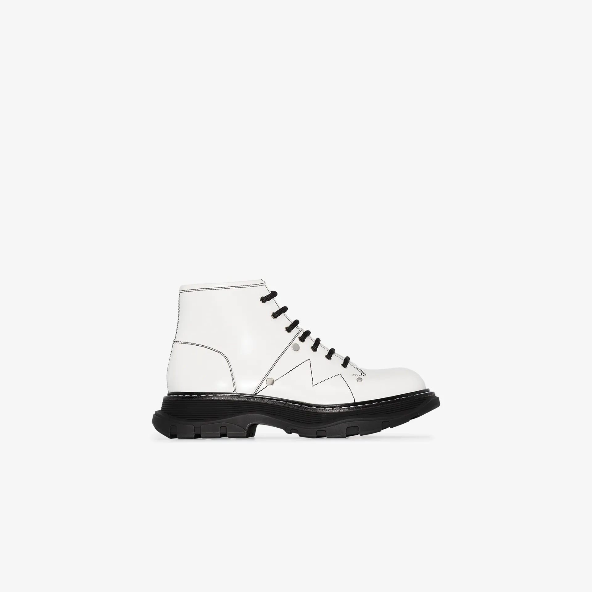 alexander mcqueen white boots