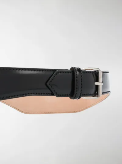 alexander mcqueen leather belt