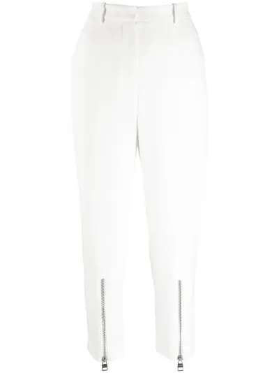 zip-detail cropped trousers | Alexander 
