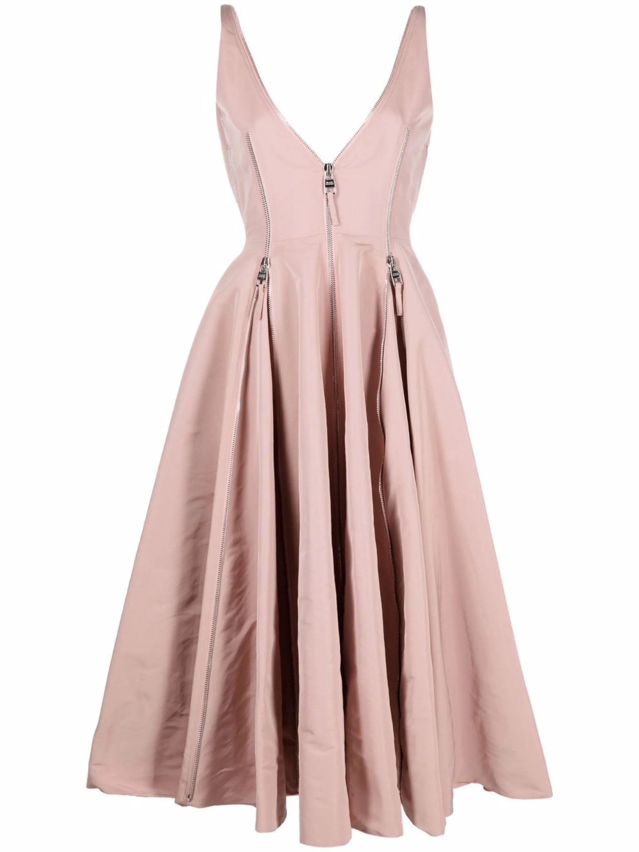 Alexander McQueen zip-detail flared dress | Eraldo.com FR Alexander McQueen zip-detail flared dress | Eraldo.com FR