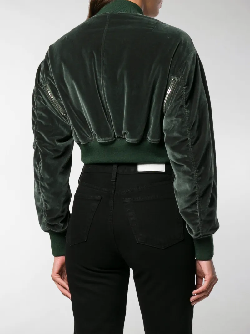 cropped bomber jacket mens