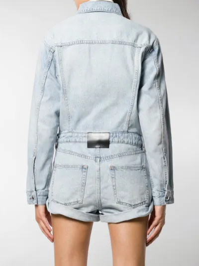 alexander wang denim jumpsuit