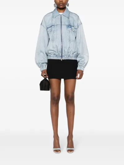 Alexander Wang denim print bomber jacket Eraldo FR