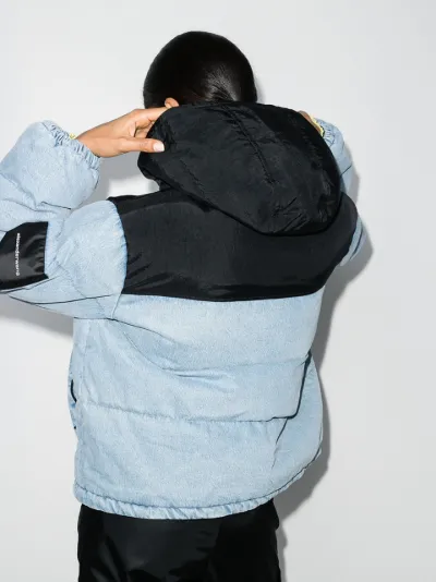 alexander wang denim puffer jacket
