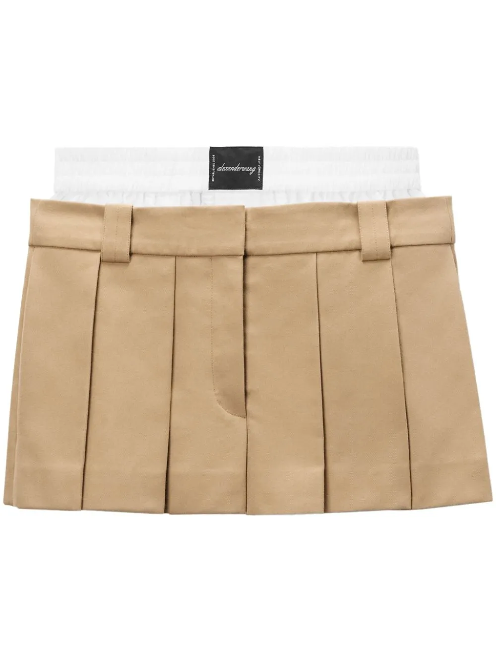 ER PLEATED SKIRT カーキ