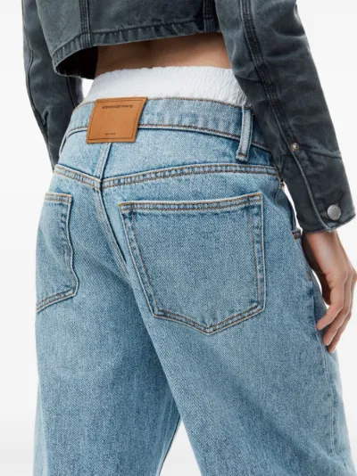 Alexander Wang layered wide-leg jeans | Eraldo.com BV