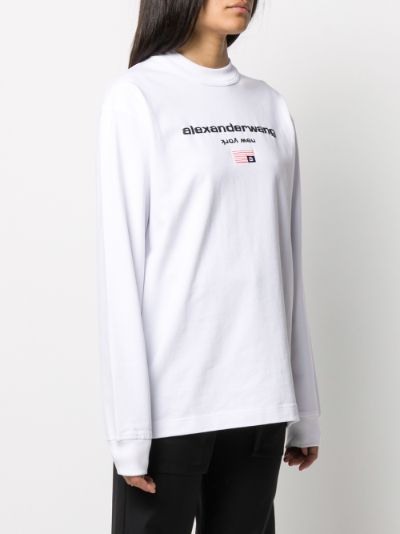 alexander wang logo sweatshirt