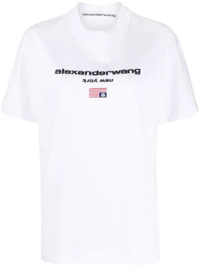 logo print T-shirt | Alexander Wang | Eraldo.com US