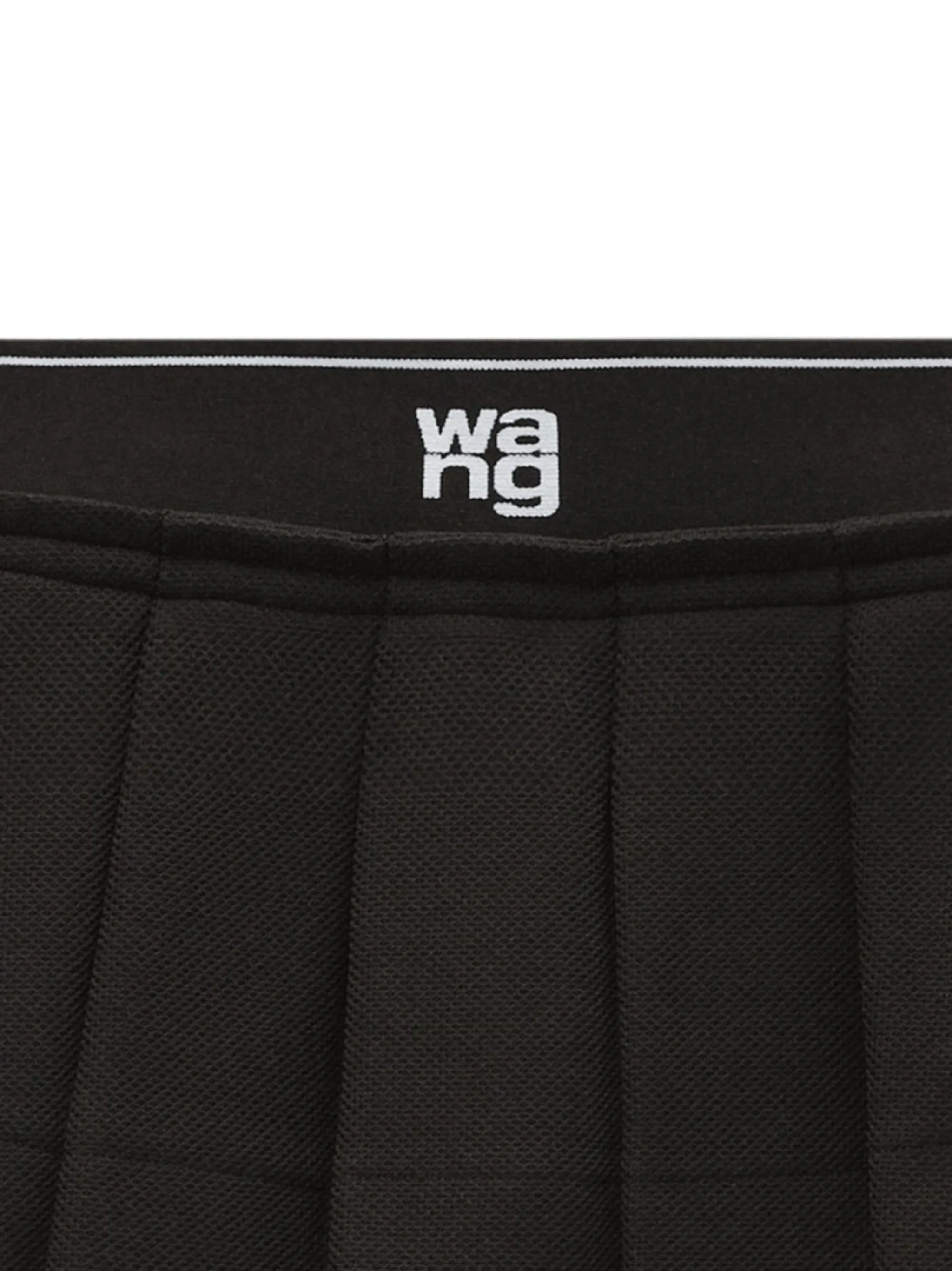 Alexander Wang logo-waistband pleated mini skirt | Eraldo.com US