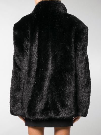 alexander wang faux fur jacket