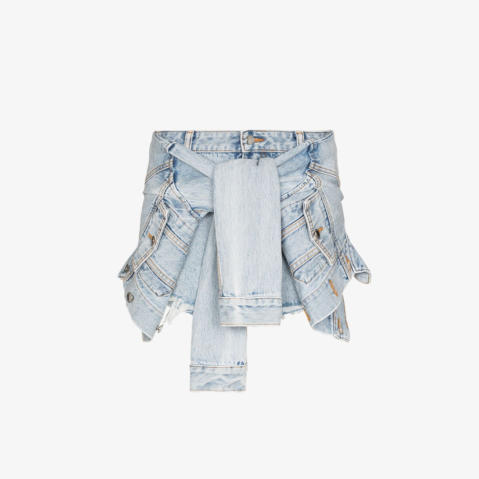 alexander wang shorts denim