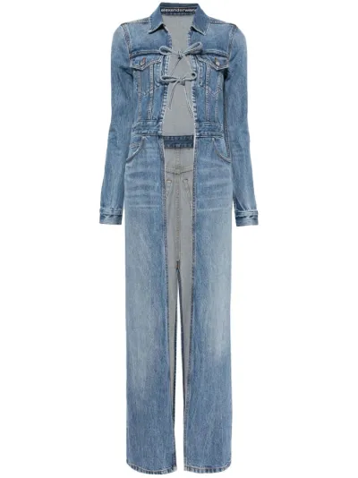 Alexander wang denim trench coat hotsell