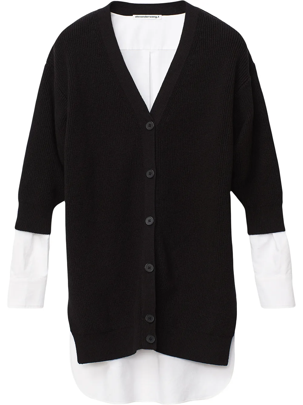 Alexander Wang v-neck layered knitted cardigan | Eraldo.com US