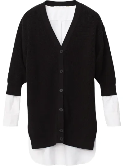 Alexander Wang v-neck layered knitted cardigan | Eraldo.com US