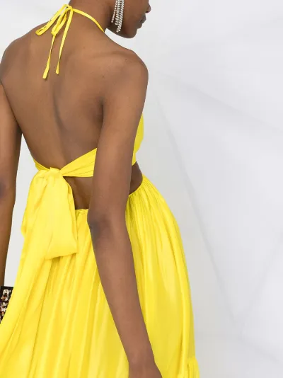 Alexandre vauthier yellow dress hotsell