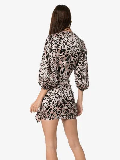 alexandre vauthier leopard dress