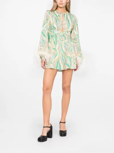 alice mccall feather dress