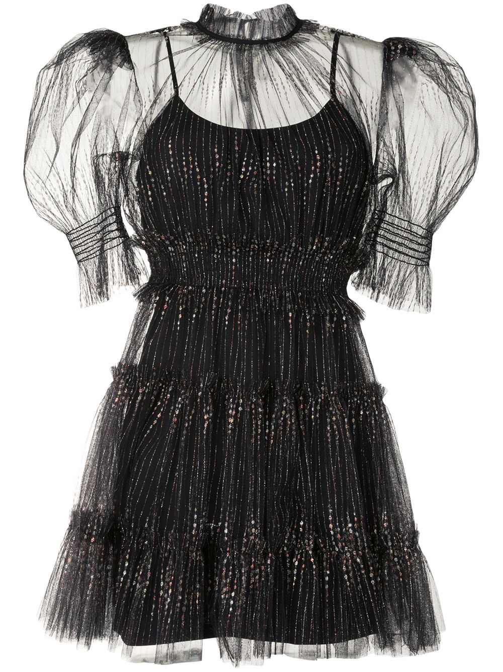 alice mccall wish you were here embroidered tulle mini dress