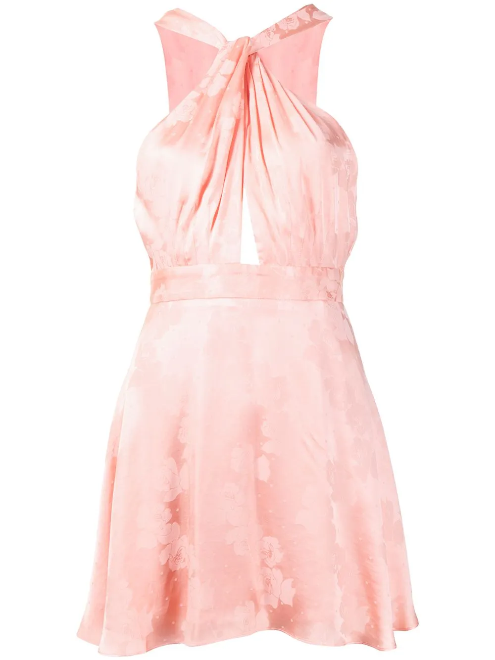 ALICE MCCALL LIGHT outlets PINK BAUDELAIRE CUT-OUT SLEEVELESS V-NECK MIDI DRESS SZ 10