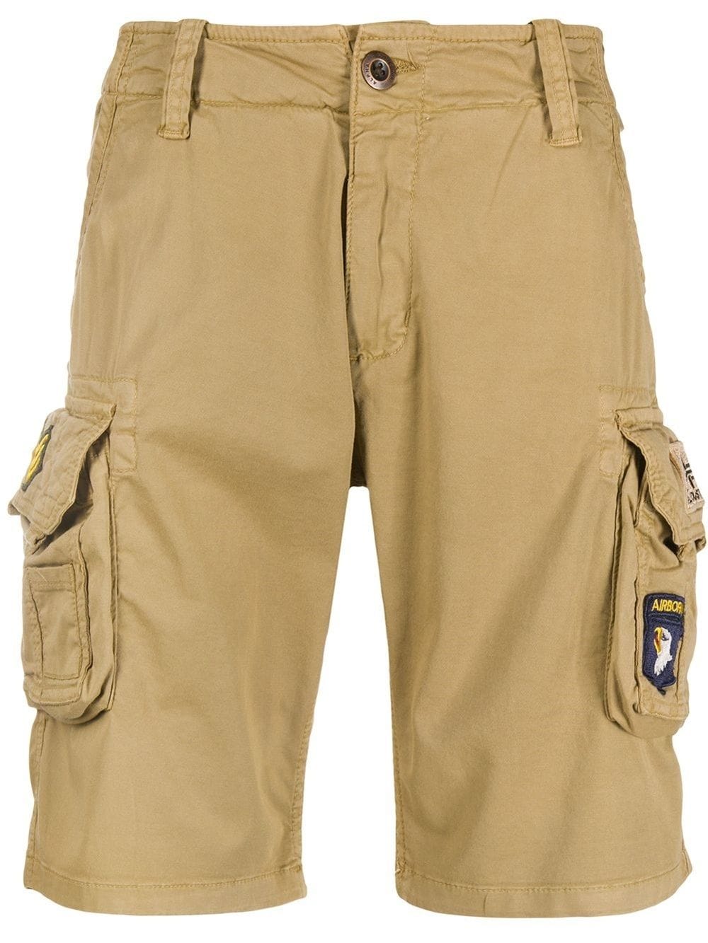 multi-patch cargo Alpha shorts | Industries