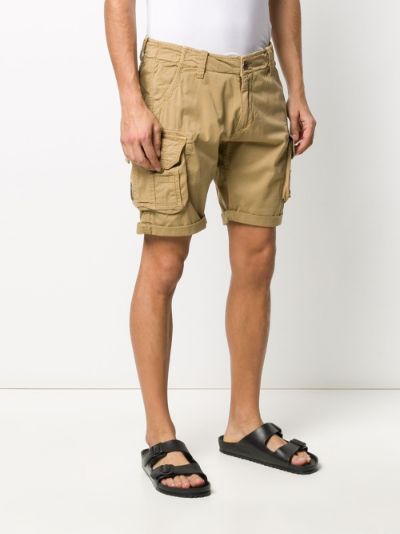 multi-patch cargo shorts | Alpha Industries