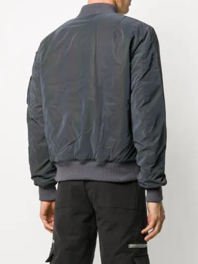 grey nasa bomber jacket