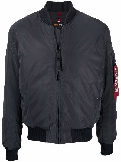 black plain bomber jacket