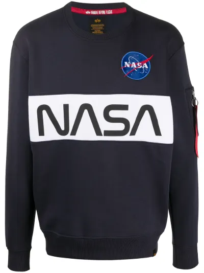 Nasa embroidered sweatshirt best sale