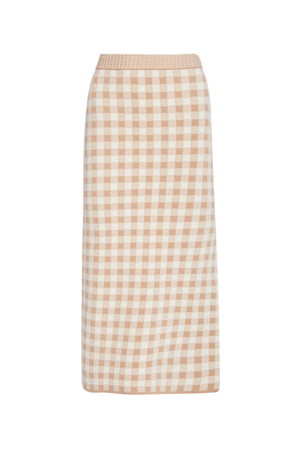brown knit skirt