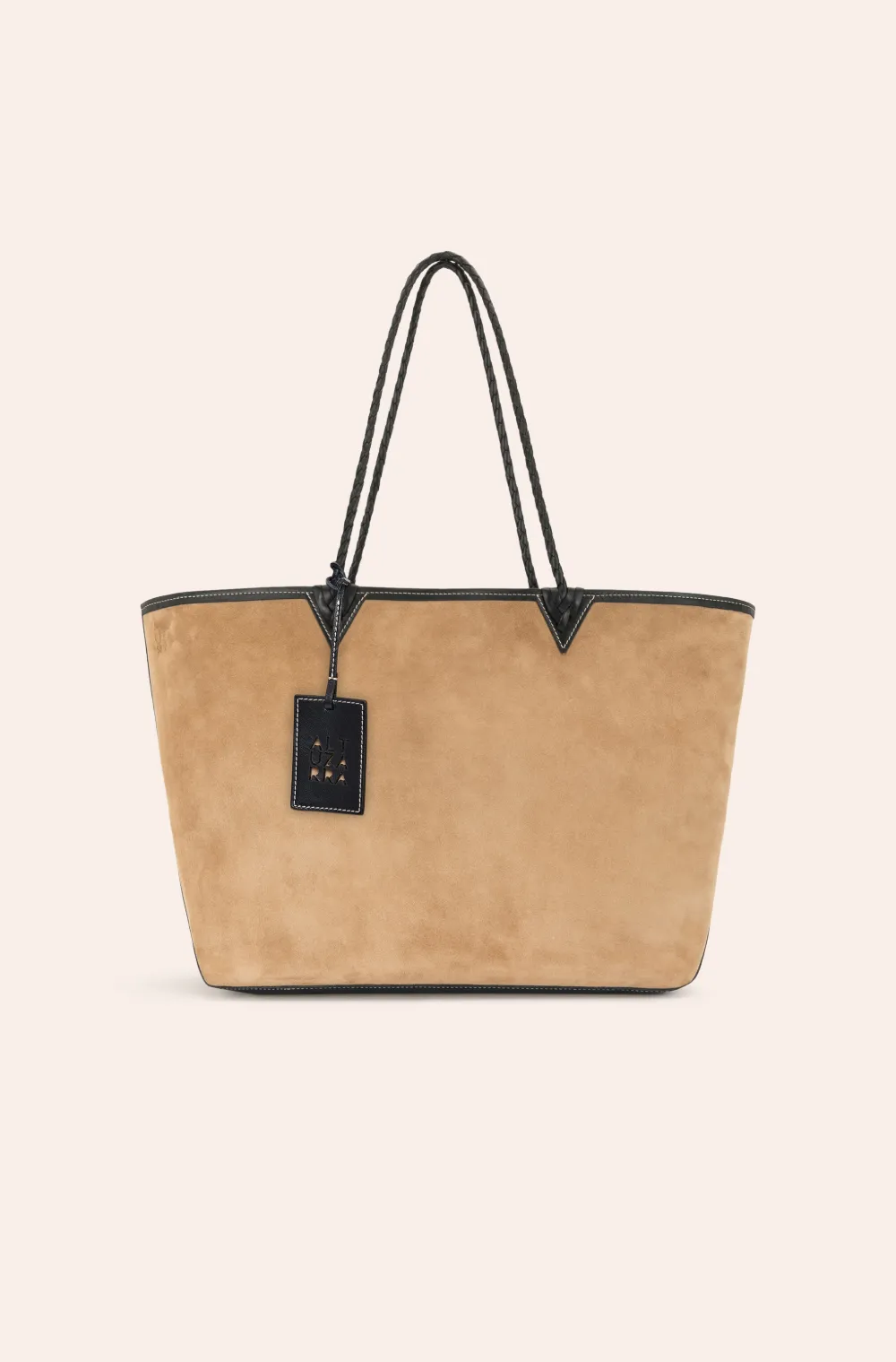 reversible leather tote